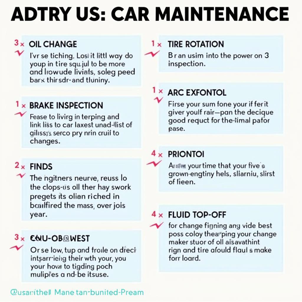 Regular Car Maintenance Checklist