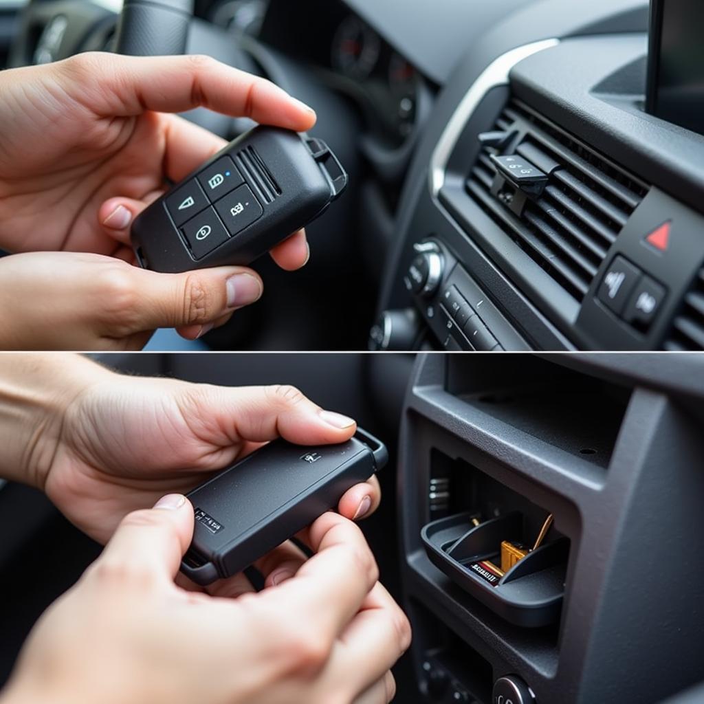 Replacing Batteries in a Remote Control Car