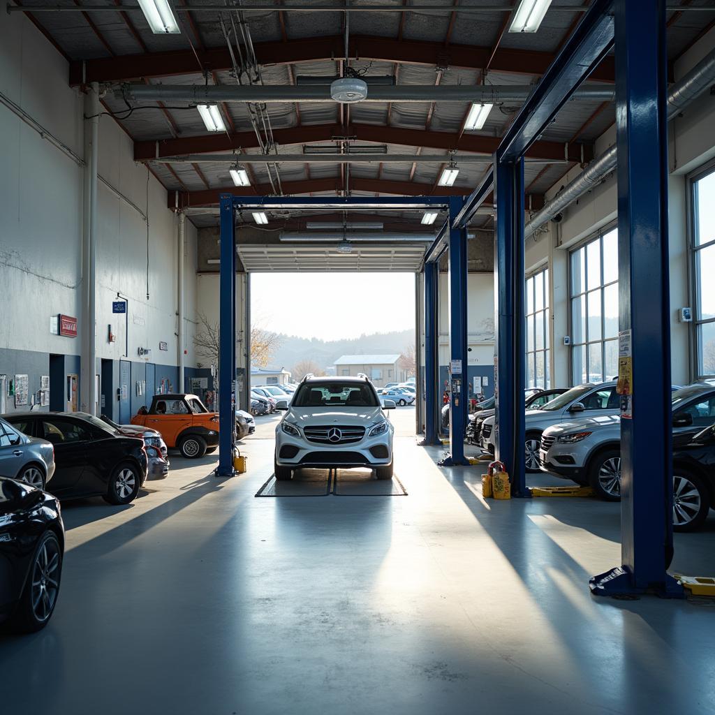 Reno mechanic shop interior