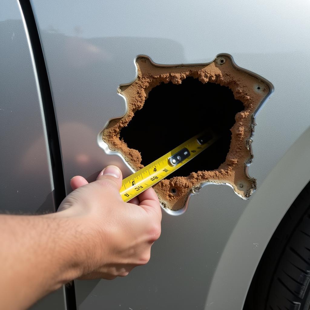 Assessing the Damage to Car Body Before Repair