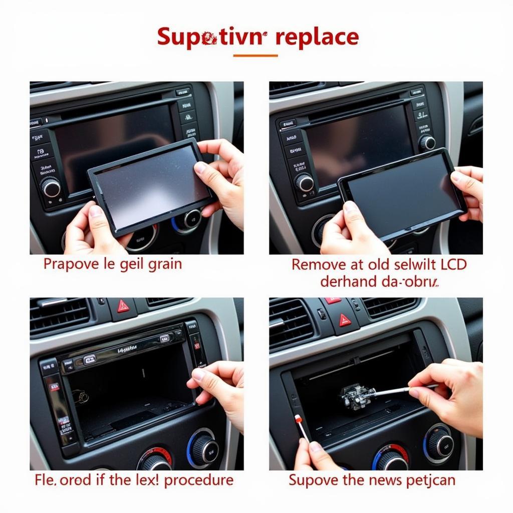 Replacing Car Stereo LCD Screen