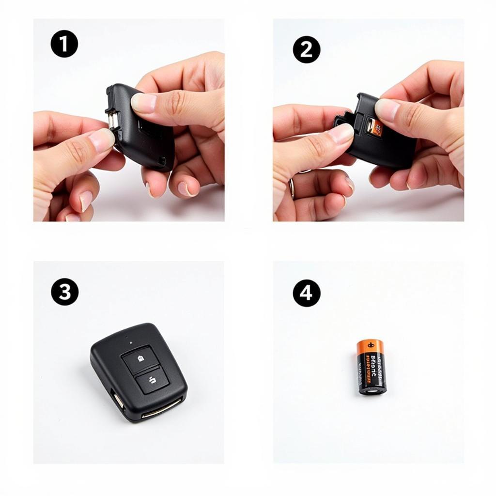 Replacing a key fob battery - Detailed instructions.