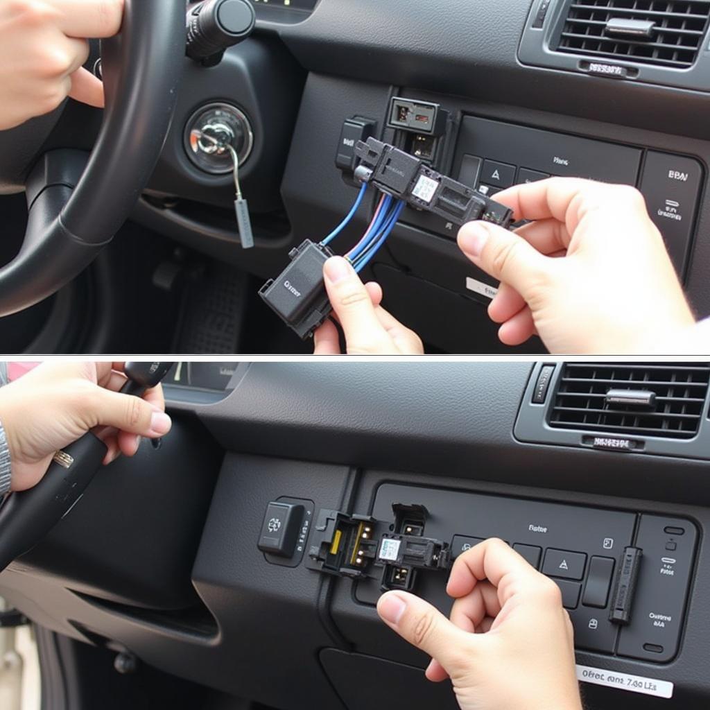 Replacing the AC Chanswitch in a Maruti Zen