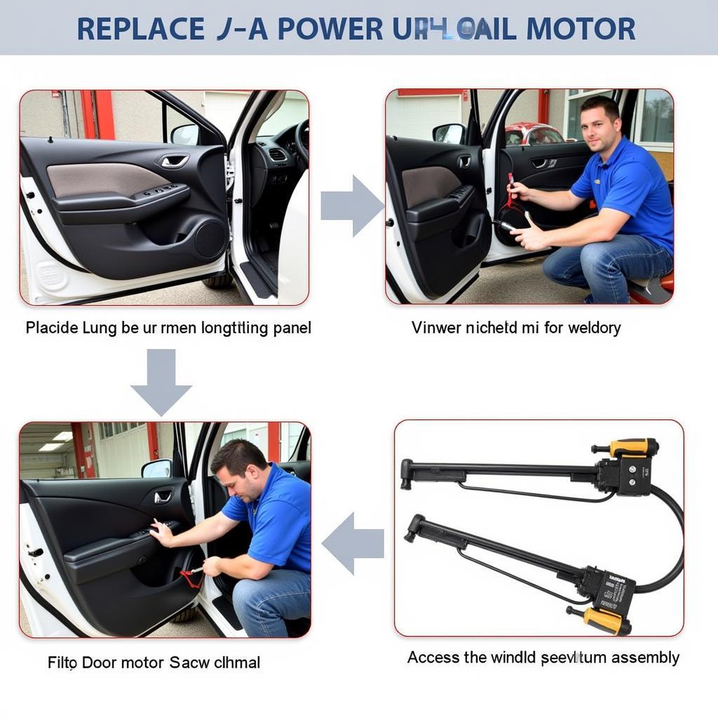 Replacing a Car's Power Window Motor