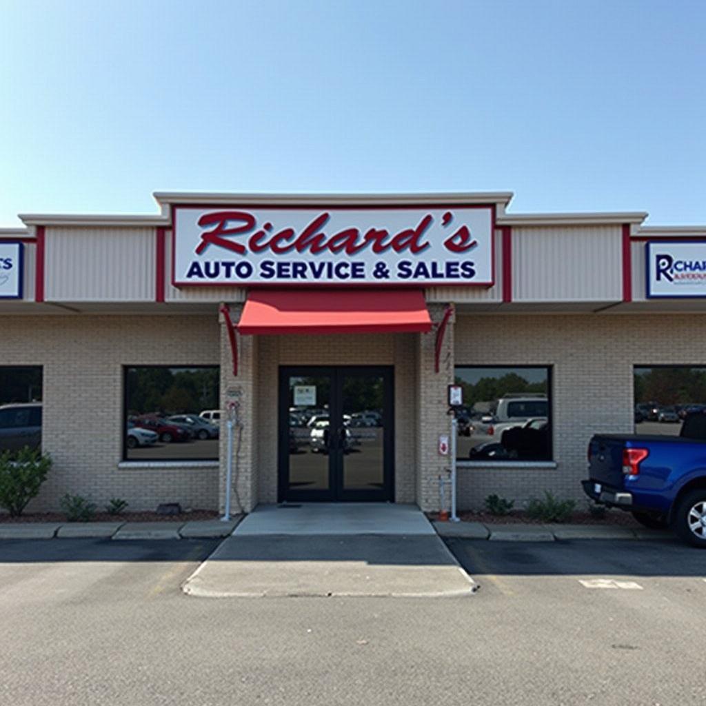 Richard's Auto Service Shop Front