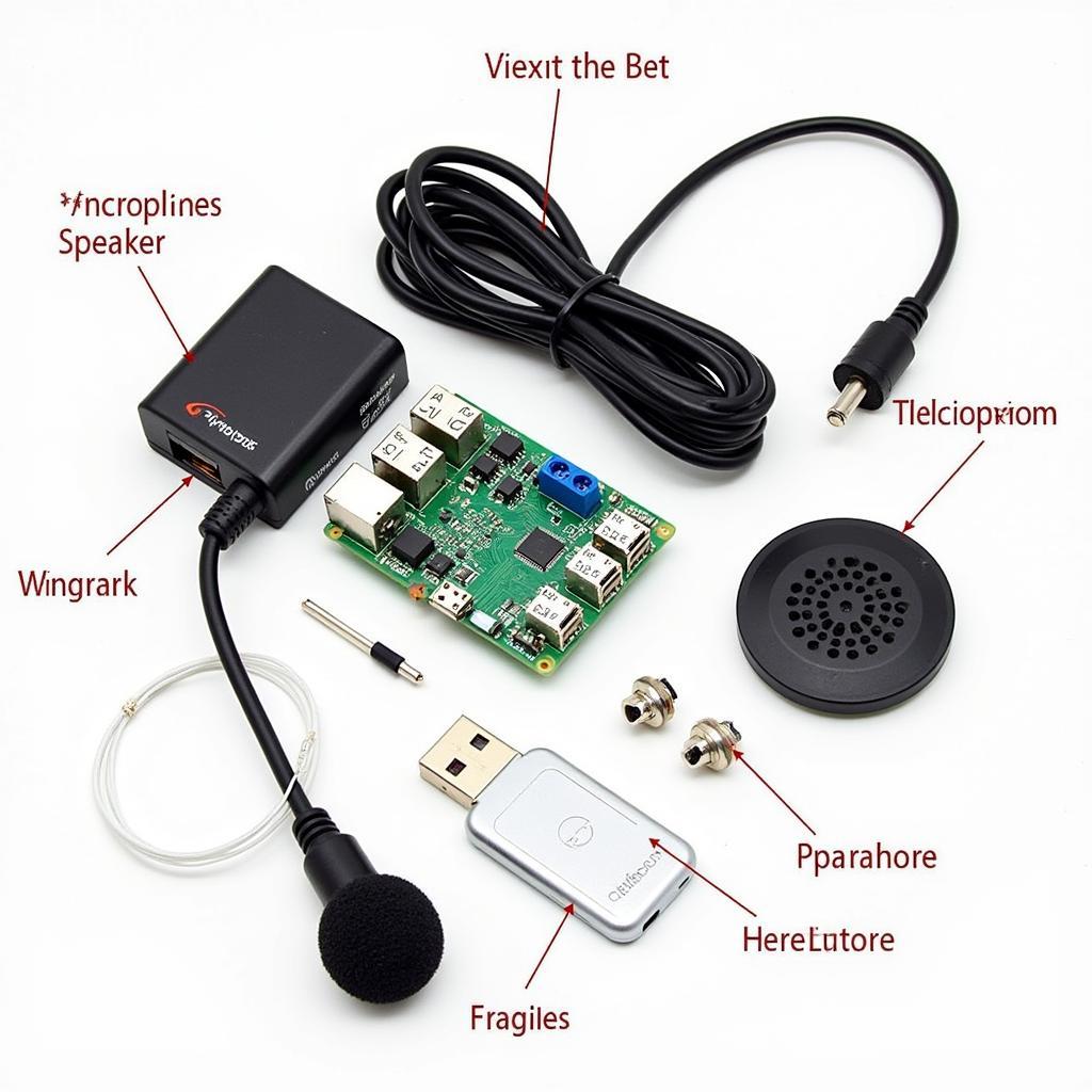 Internal Components of a Riversong Bluetooth Car Kit