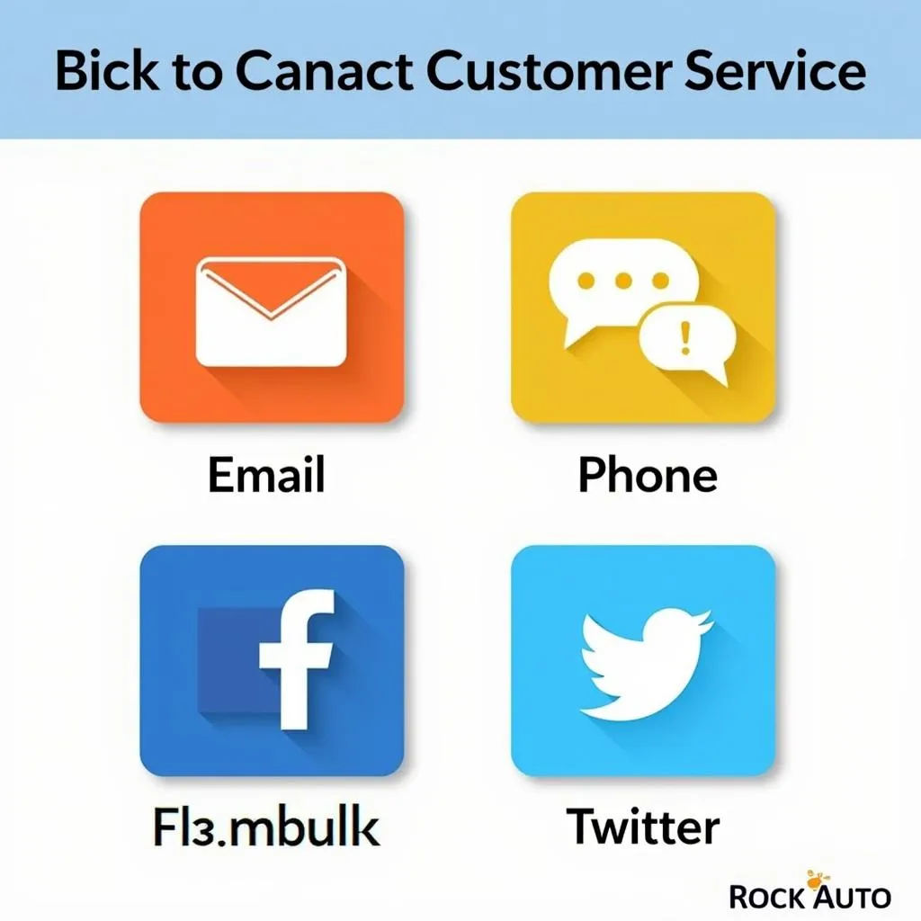 Rock Auto customer service contact options