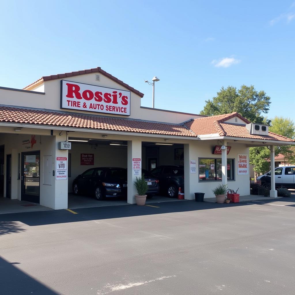 Rossi's Tire & Auto Service Shop Front