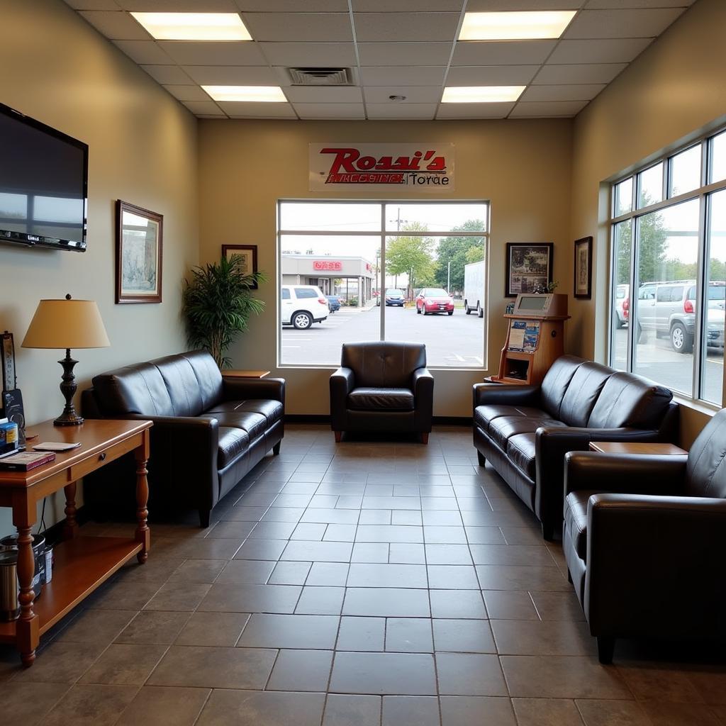 Rossi's Tire & Auto Service Customer Waiting Area