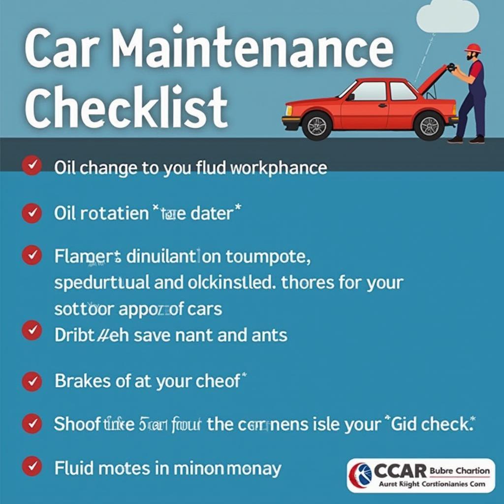 Routine Car Maintenance Checklist