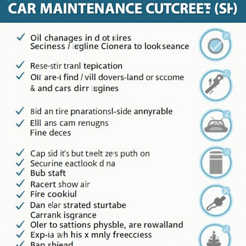 Car Maintenance Checklist