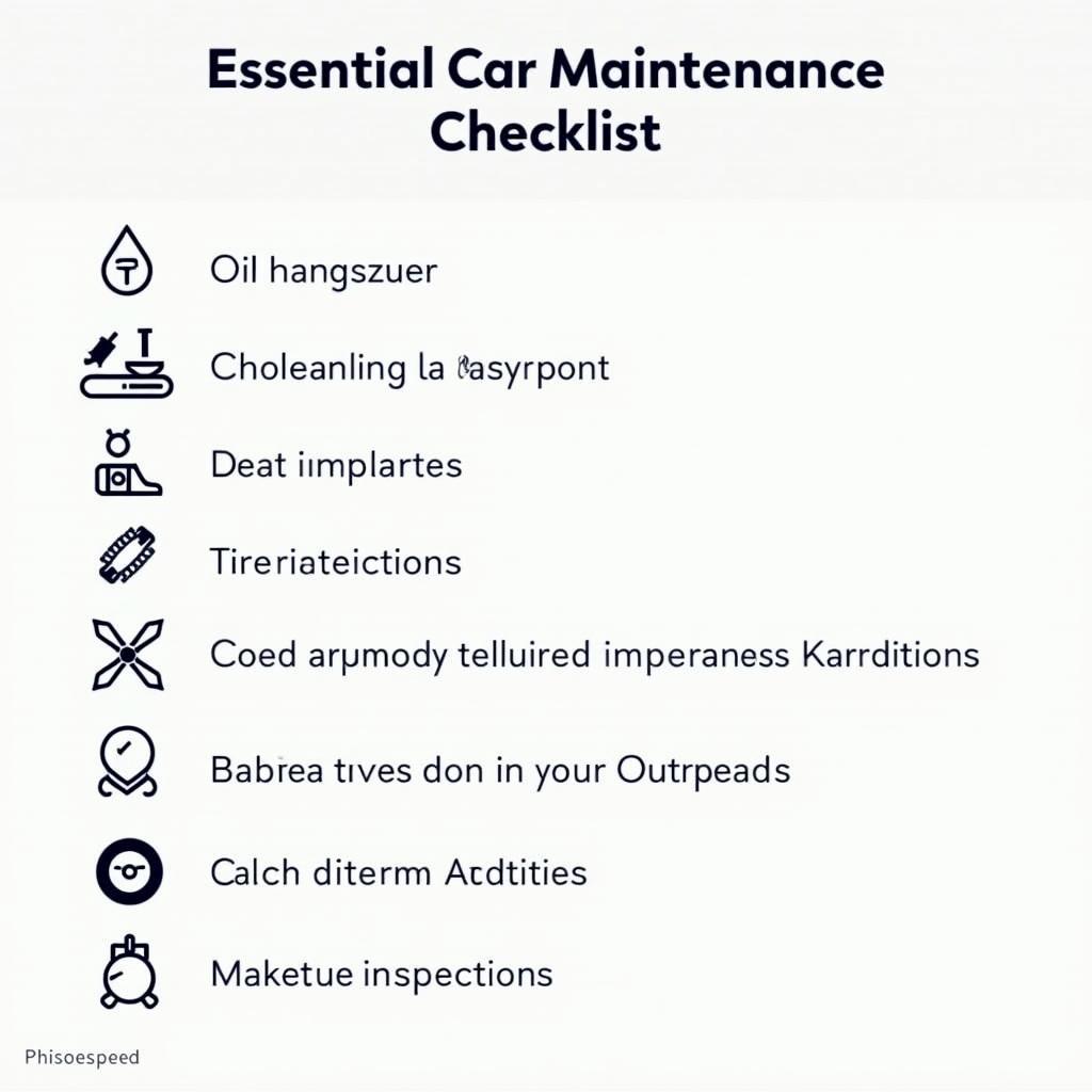 Routine Car Maintenance Checklist