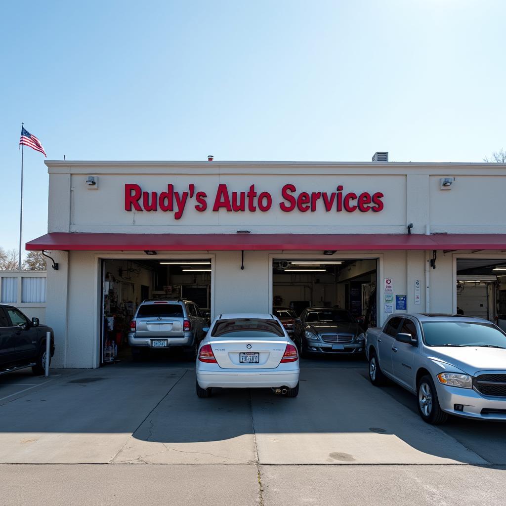 Rudy's Auto Services shop front