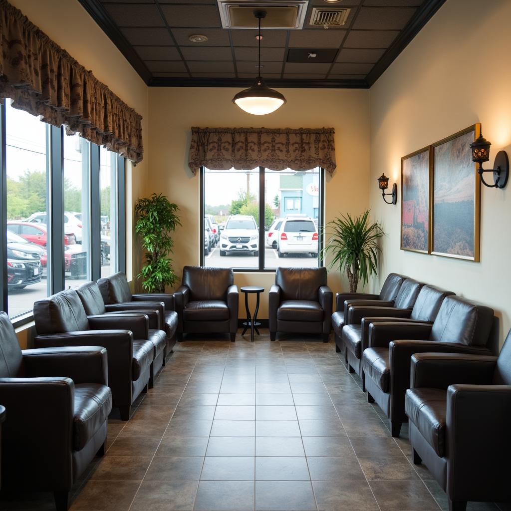 Comfortable Customer Waiting Area at S&S Auto Service