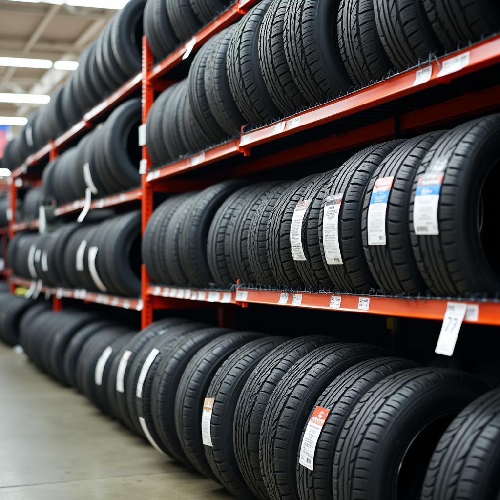 Sam's Club Tire Display