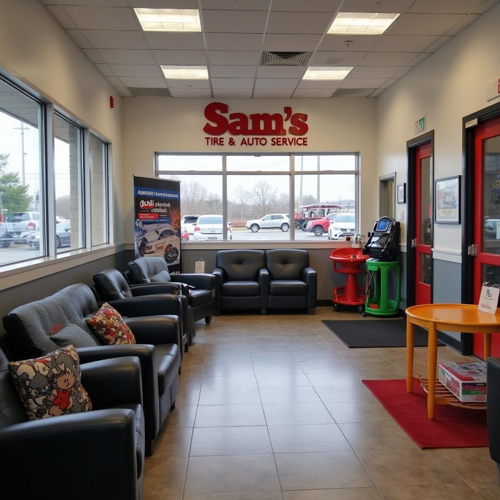 Sam's Tire & Auto Service Waiting Area