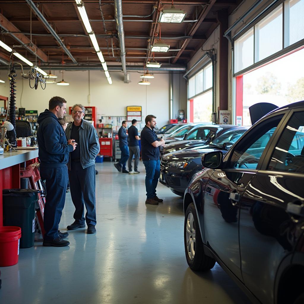 Santa Rosa auto repair shop.