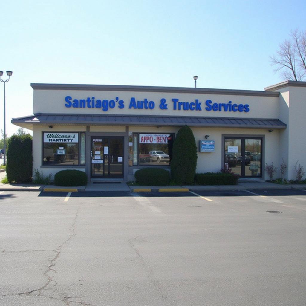 Santiago's Auto & Truck Services Shop Front