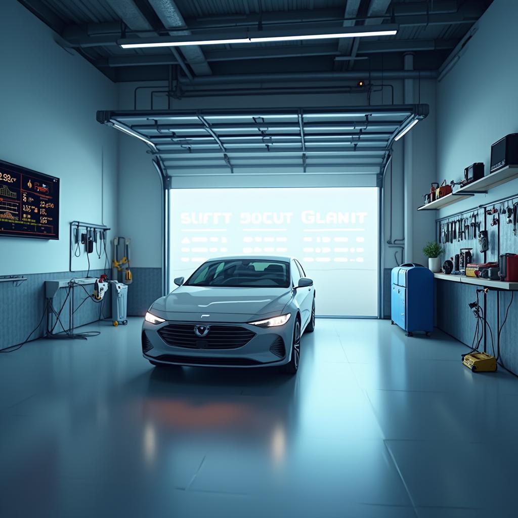 A peek inside a smart garage