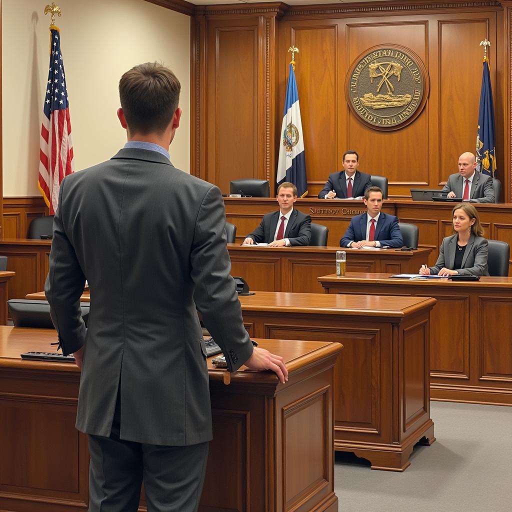 Snyder TX Courtroom Scene