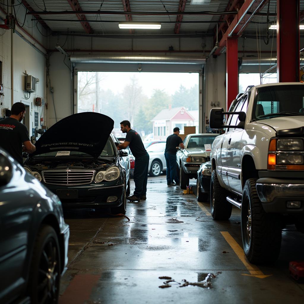 Car repair shop in Somerville