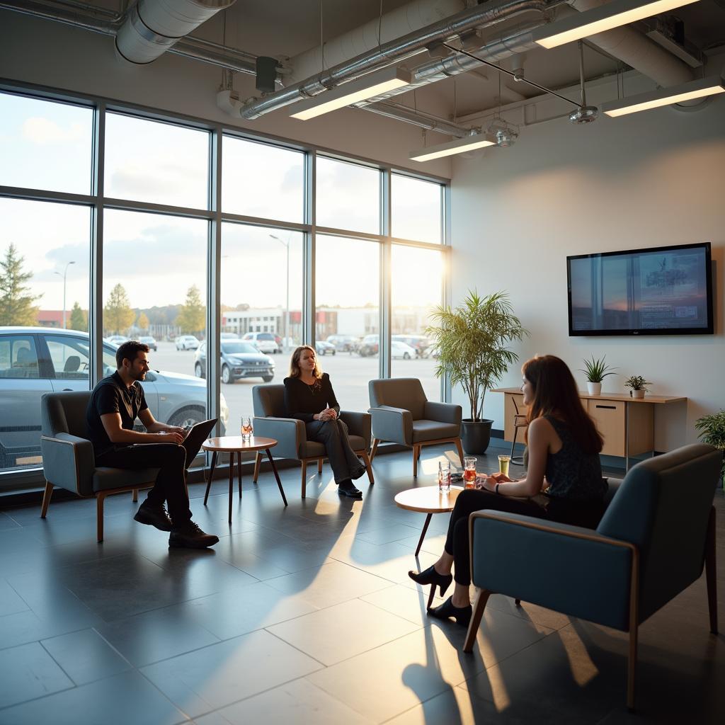 Comfortable Waiting Area at South Loop Auto Service