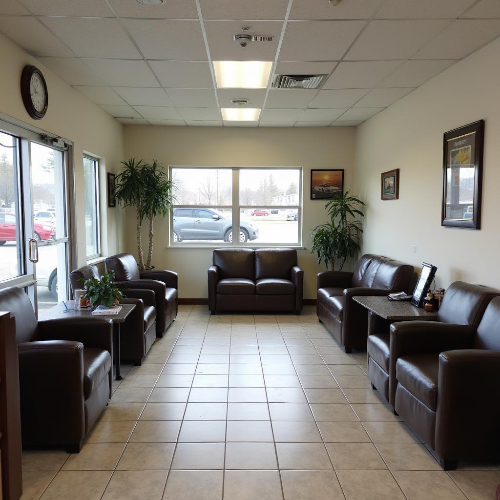 Comfortable Waiting Area at South Main Auto Service