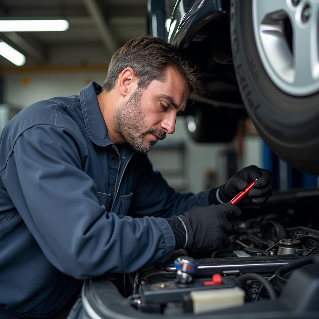 Experienced technician working at Star Auto Service San Ramon