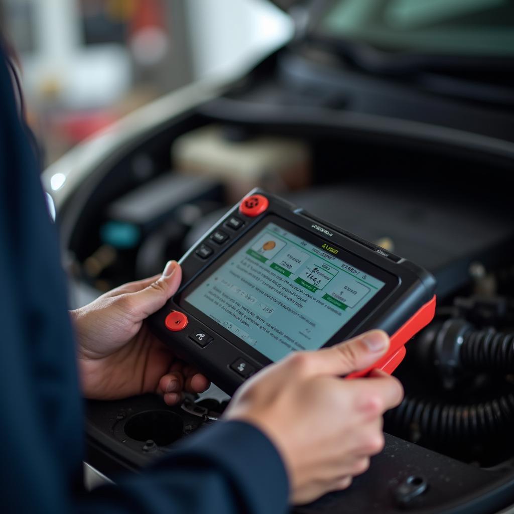 Tallahassee mechanic working on a car