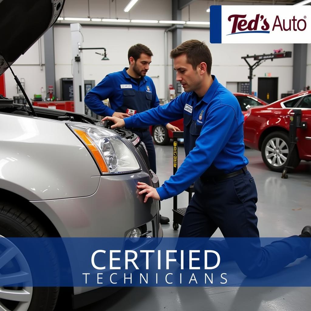 Certified Technicians at Ted's Auto Service