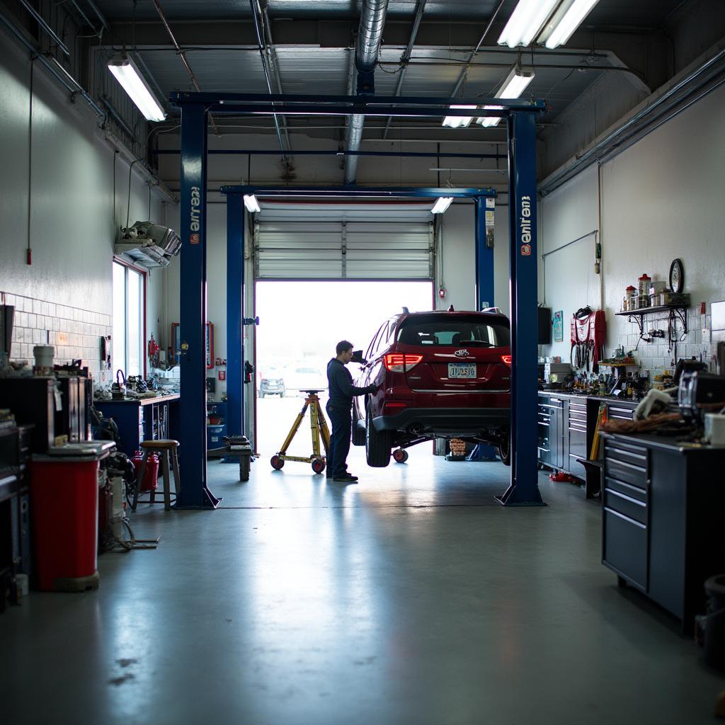 Terre Haute auto repair shop interior