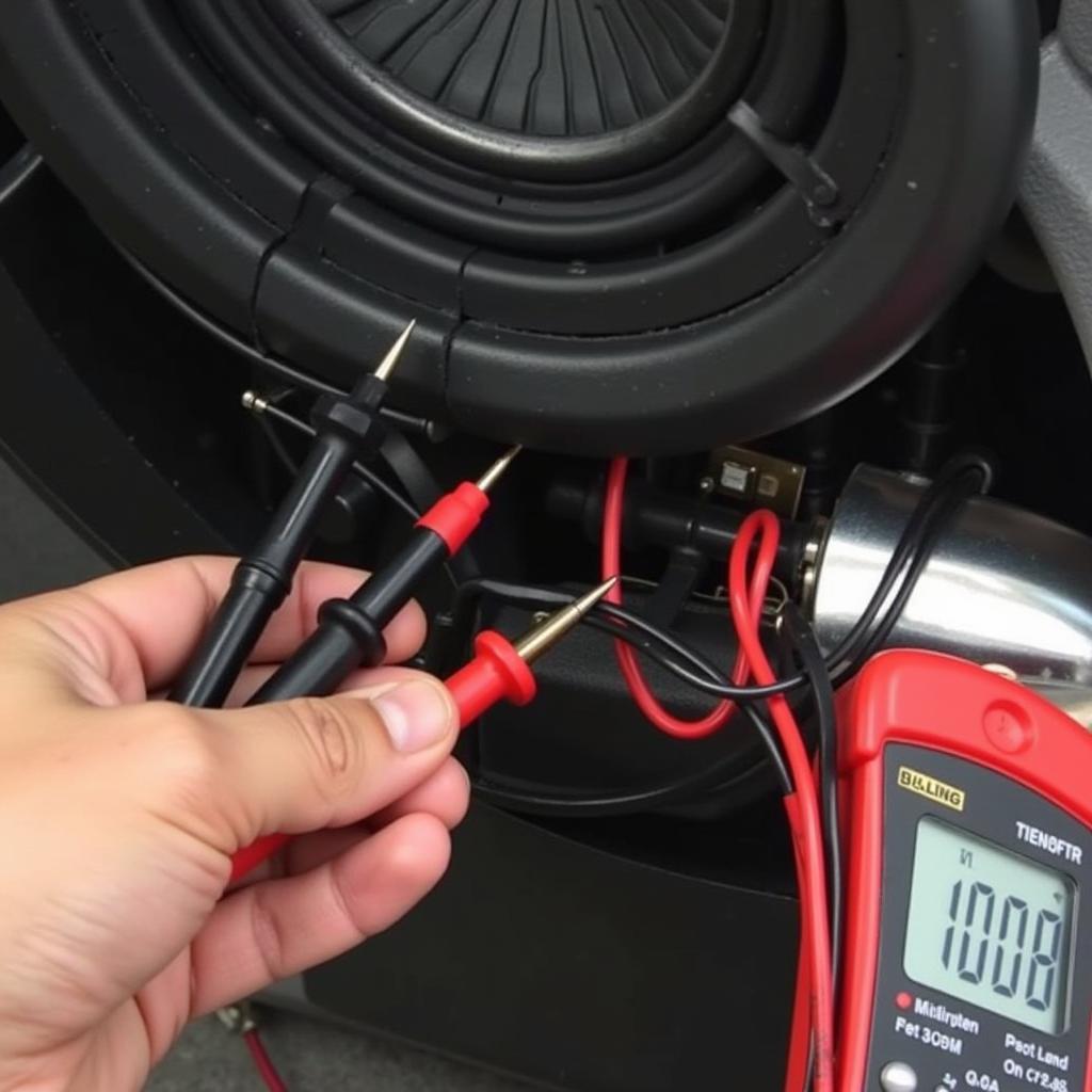 Testing Car Speaker with Multimeter