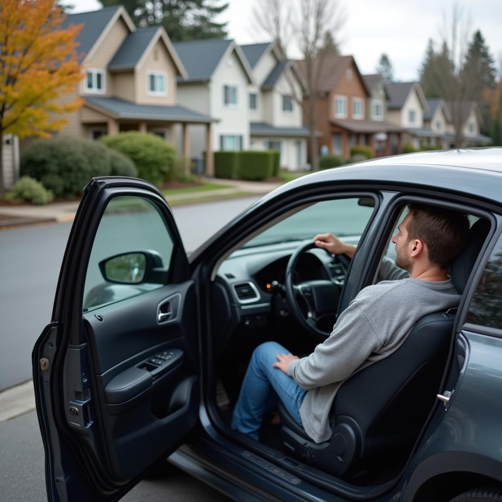 Car lockout in Tigard, Oregon