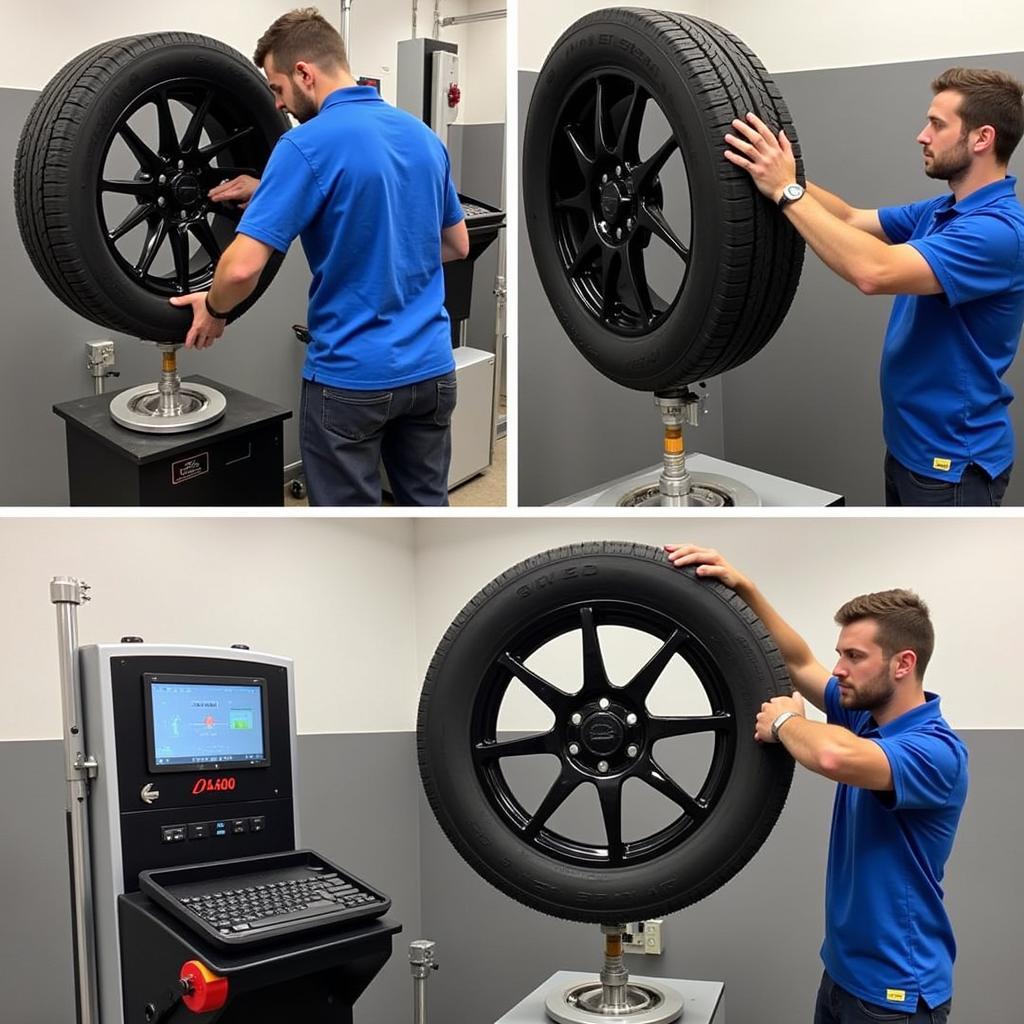 Tire Mounting and Balancing Process