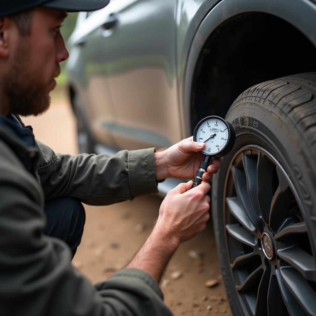 Checking Tire Pressure