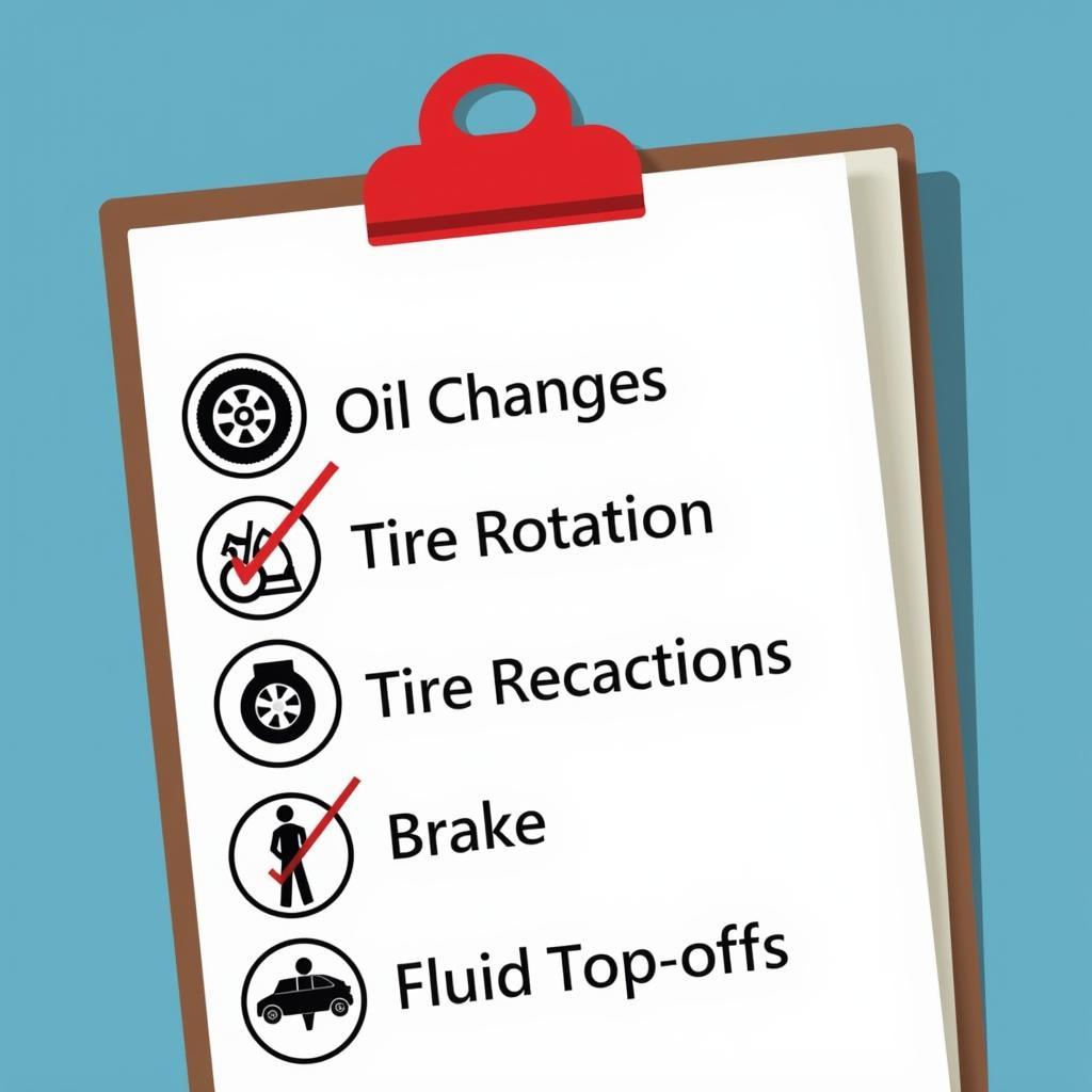 Total Auto Service Maintenance Checklist