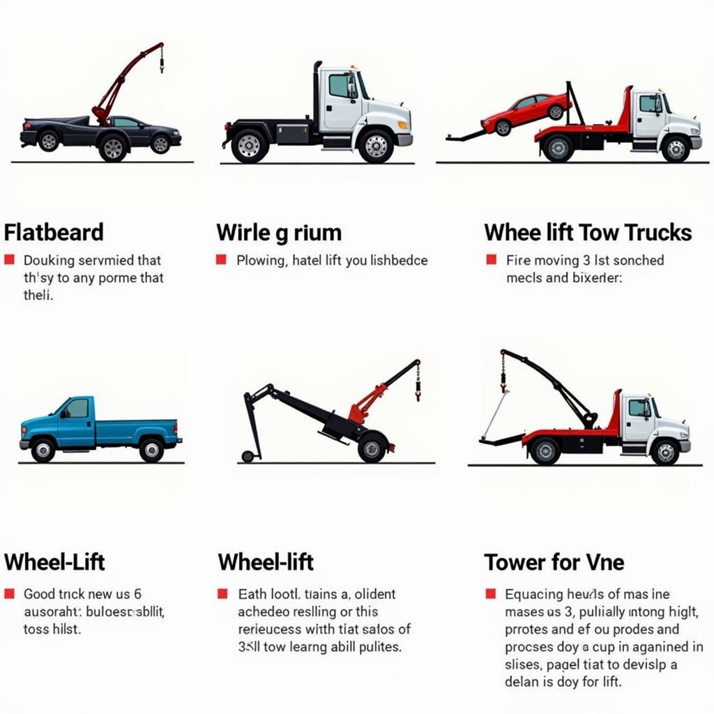 Different Tow Truck Types for Different Vehicles