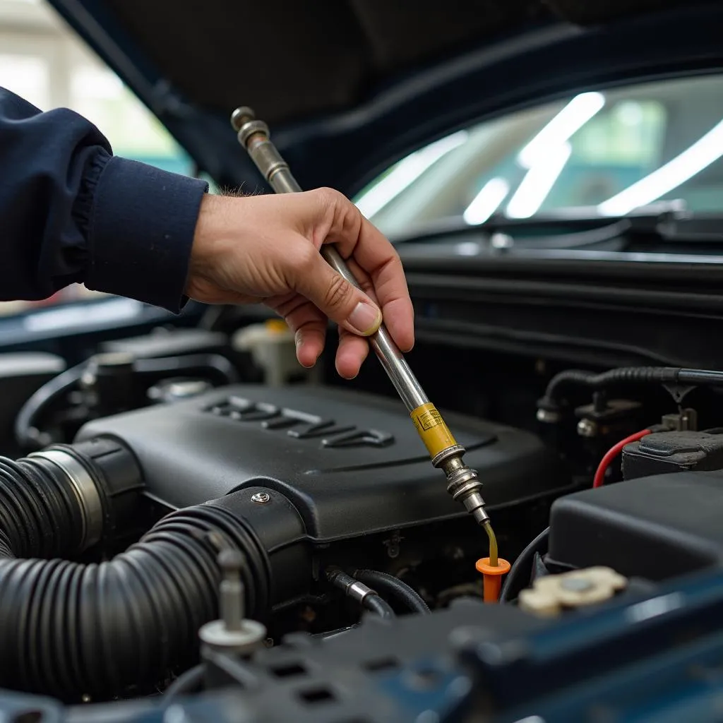 Checking Transmission Fluid Level