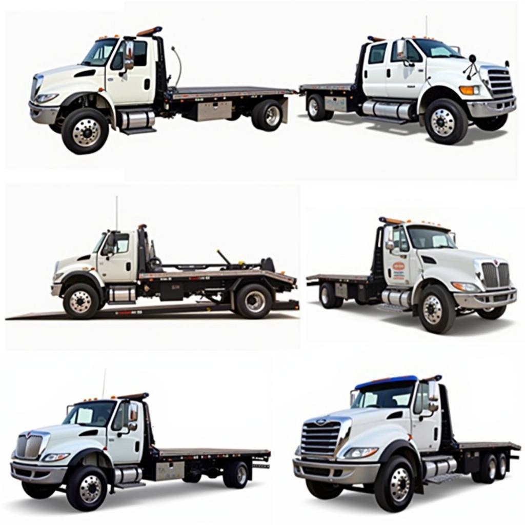 Different types of tow trucks available in San Jose