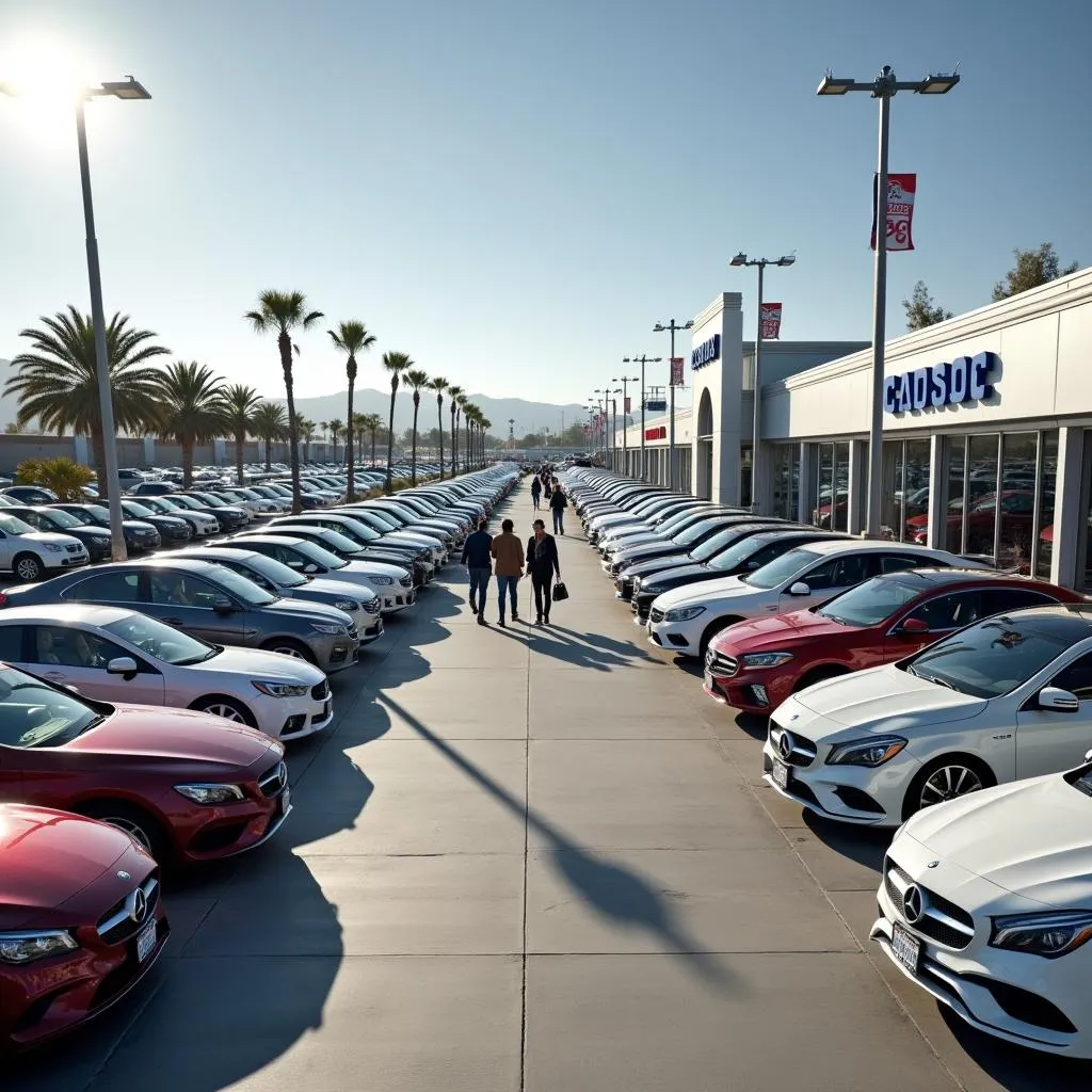 Used car dealership in California