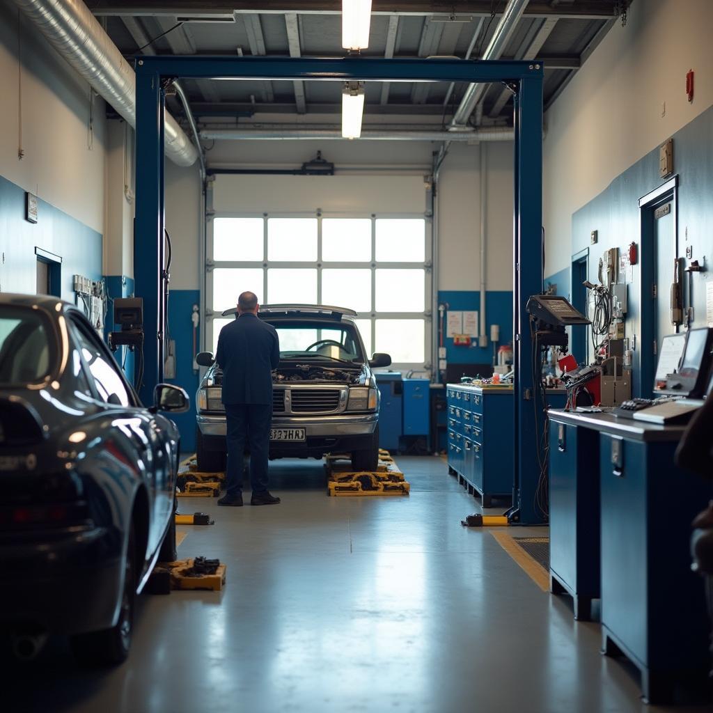 Modern auto repair shop in Vandalia, Ohio