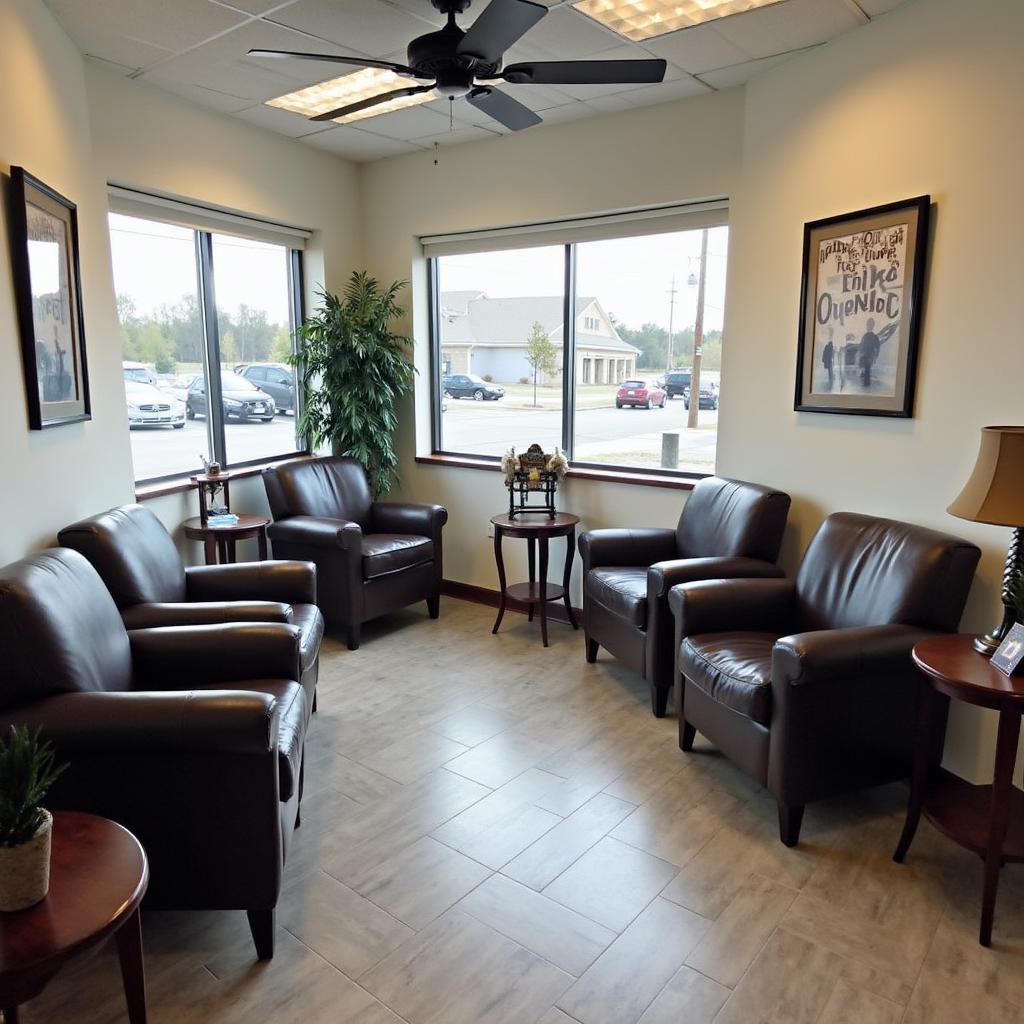 Comfortable waiting area at Van's Auto Service