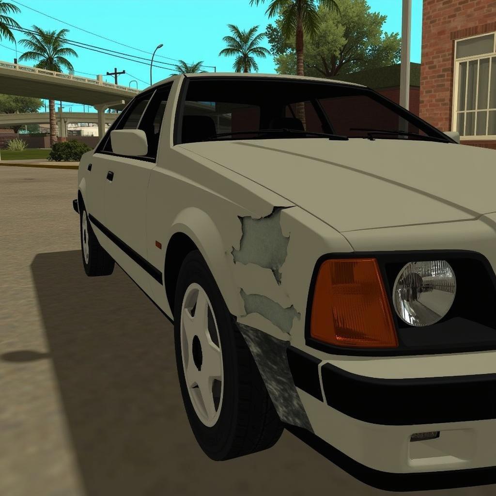 Car Damage in GTA Vice City