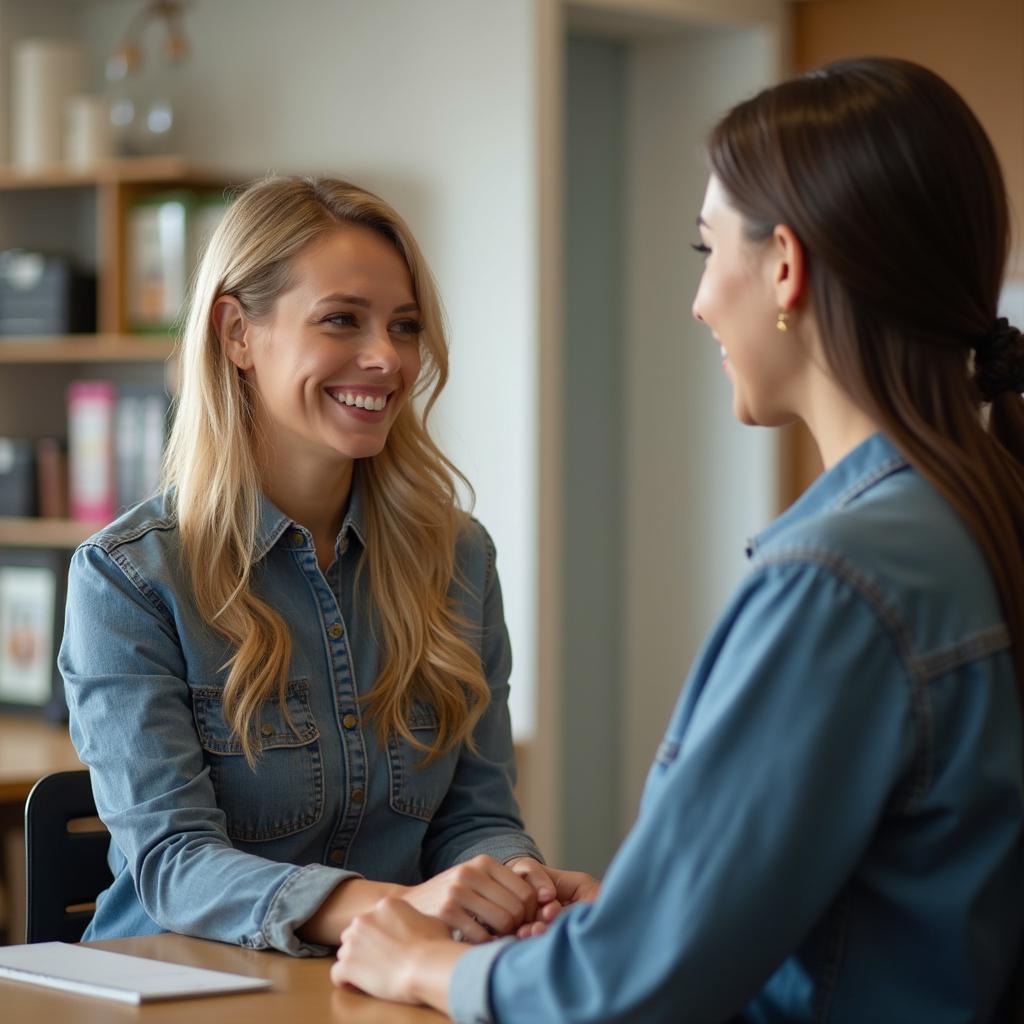 Friendly and professional customer service representative at Victory Auto Service