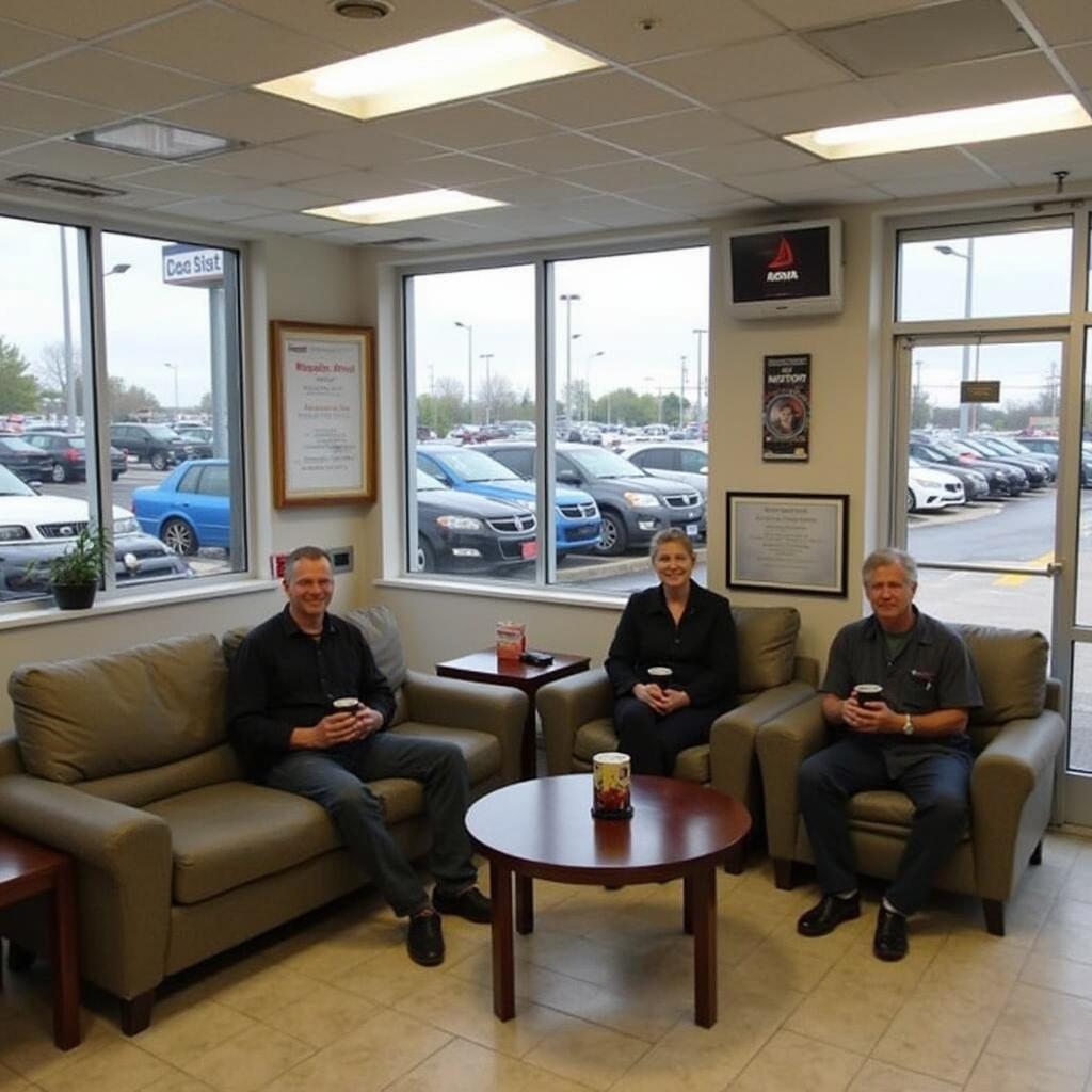 Victory Auto Service Maplewood Waiting Area