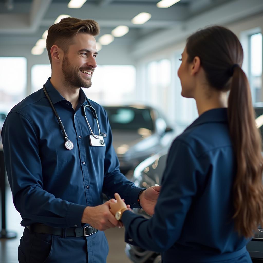 Customer Service at Volkswagen Chisinau