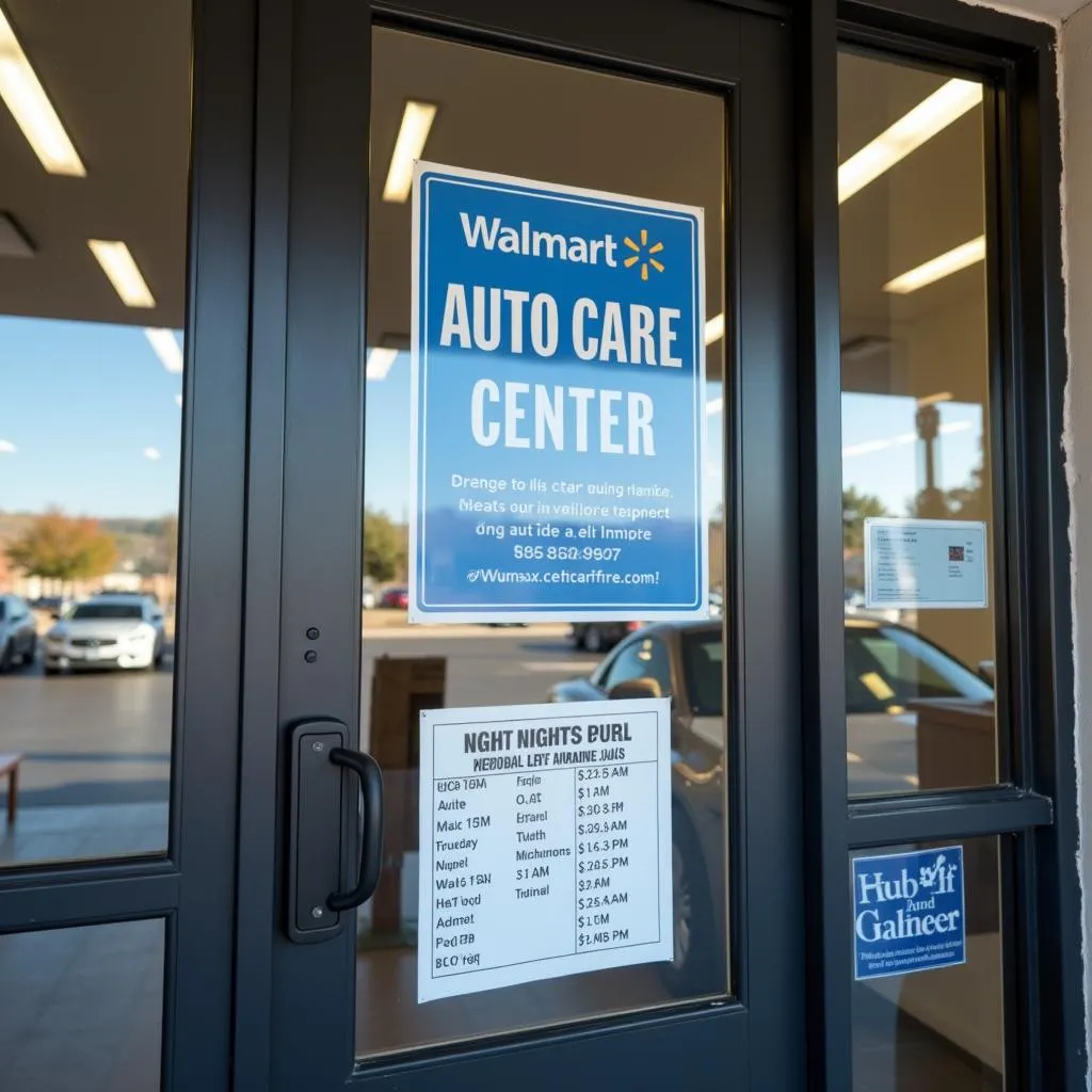 Walmart Auto Care Center Entrance