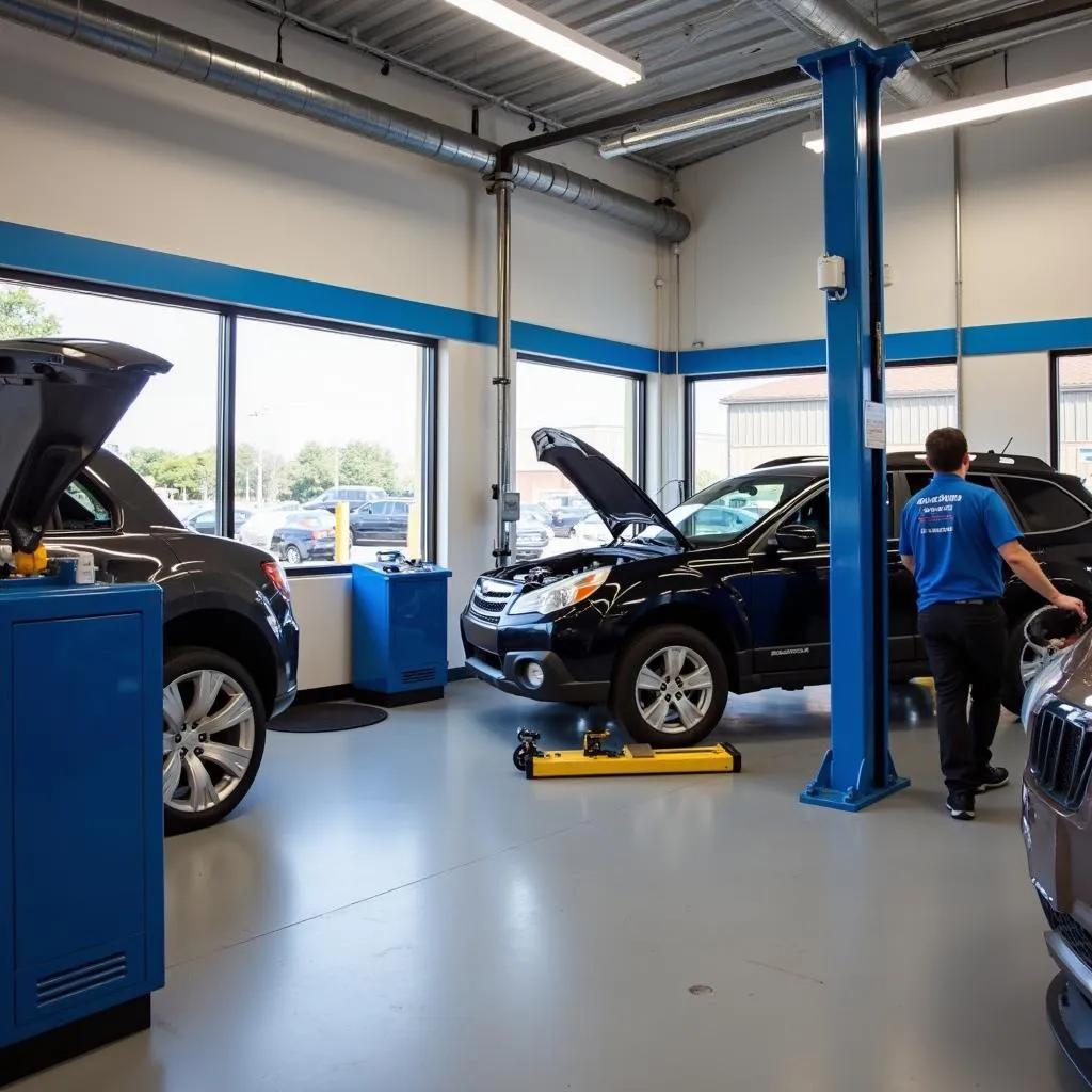 Walmart Auto Care Center interior