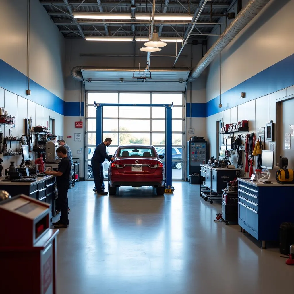 Walmart Auto Care Center Interior