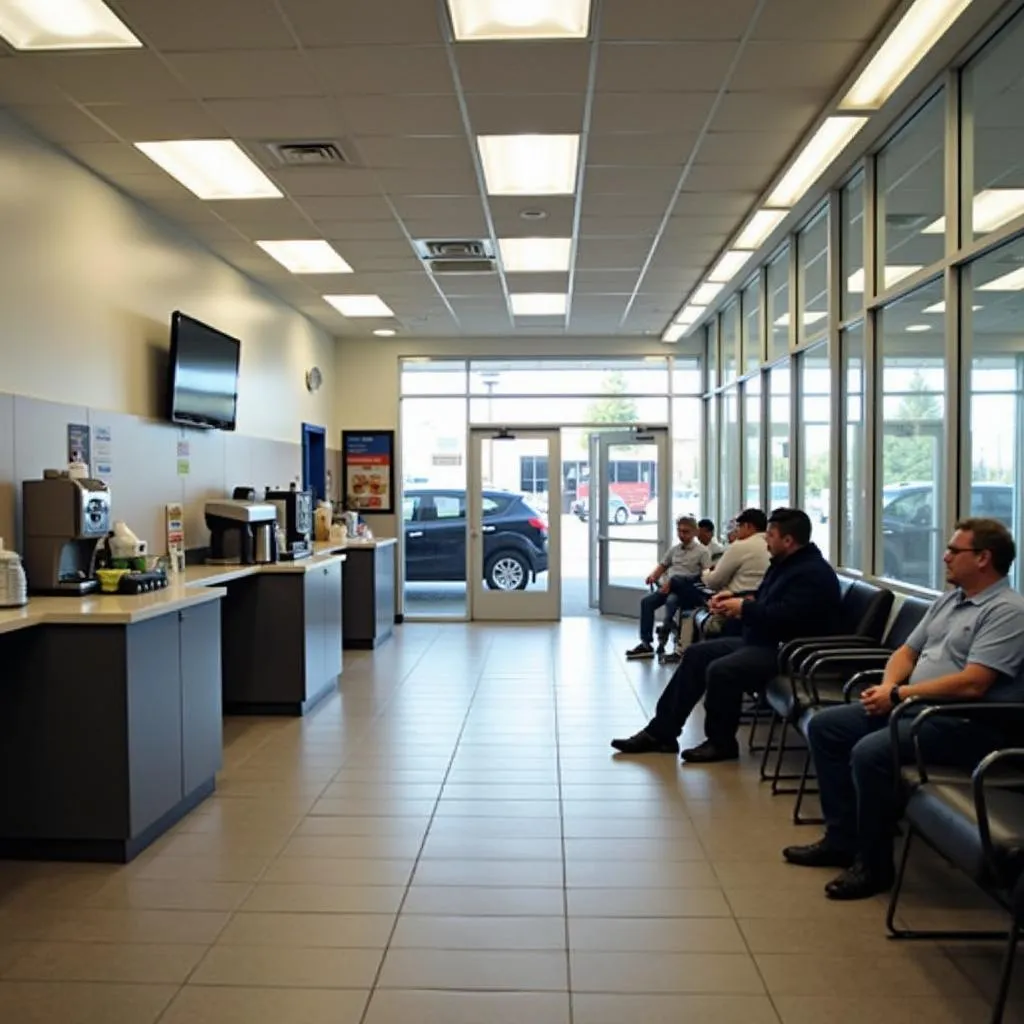 Walmart Auto Care Center Waiting Area